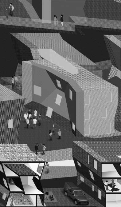 Still from View of Life in the New Development, an animation produced as part of Zago Architecture’s Property with Properties project. 

